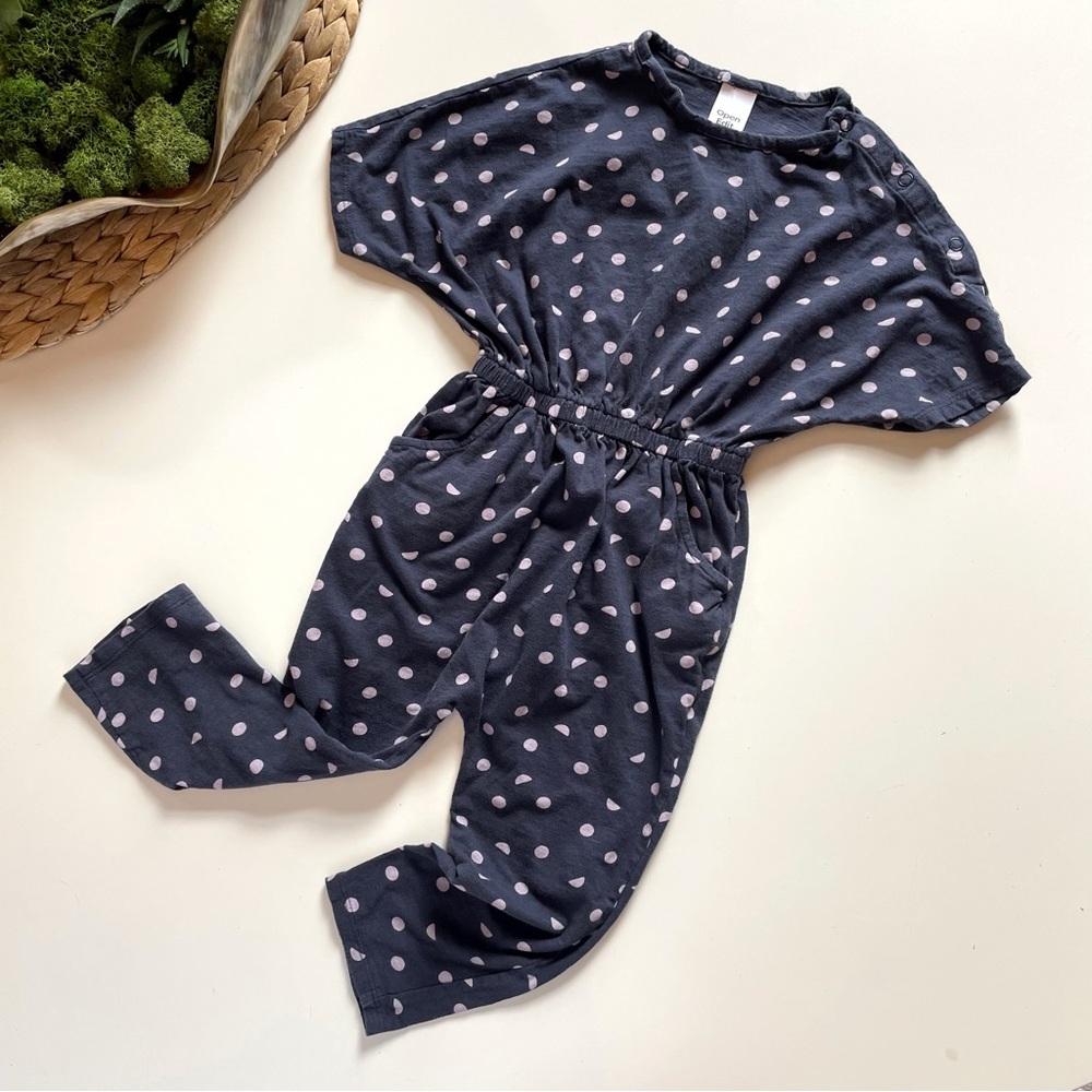 • Open Edit Polkadot Jumpsuit •